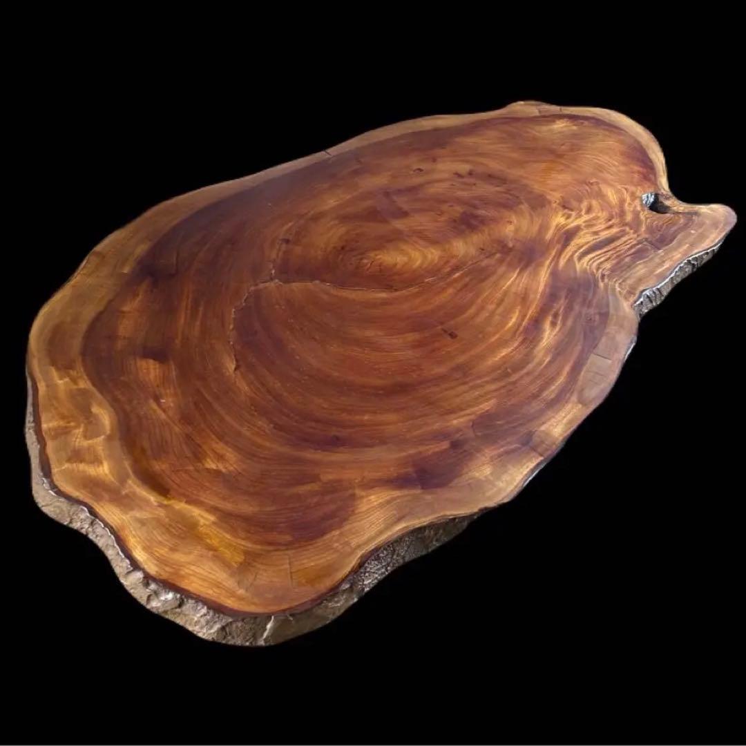 一枚板 座卓 ローテーブル 天然木 -305-