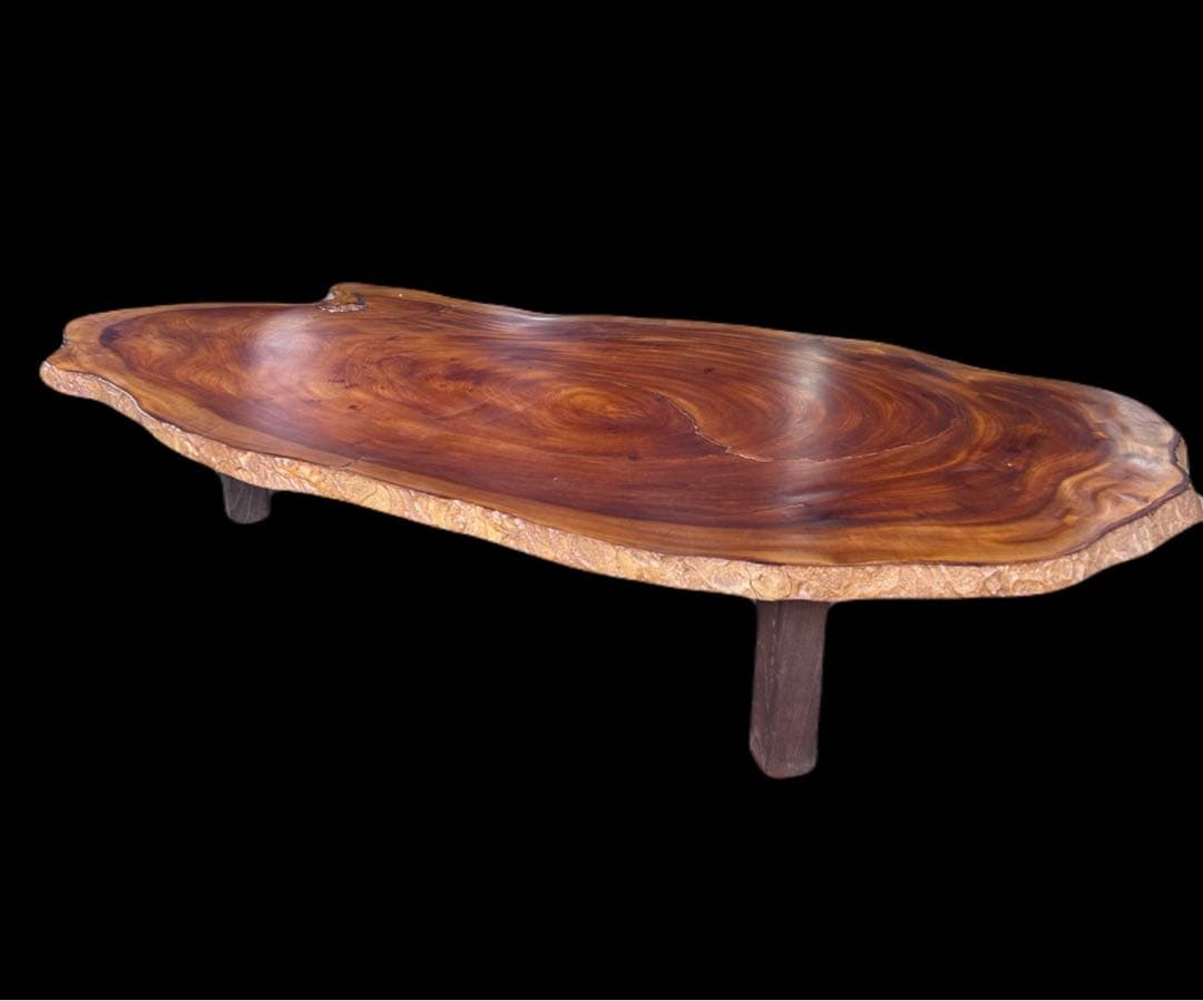 一枚板 座卓 ローテーブル 天然木 -305-