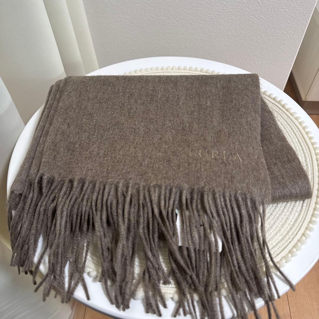 【新品】FURLA ストール マフラー カシミヤ100%　洗える