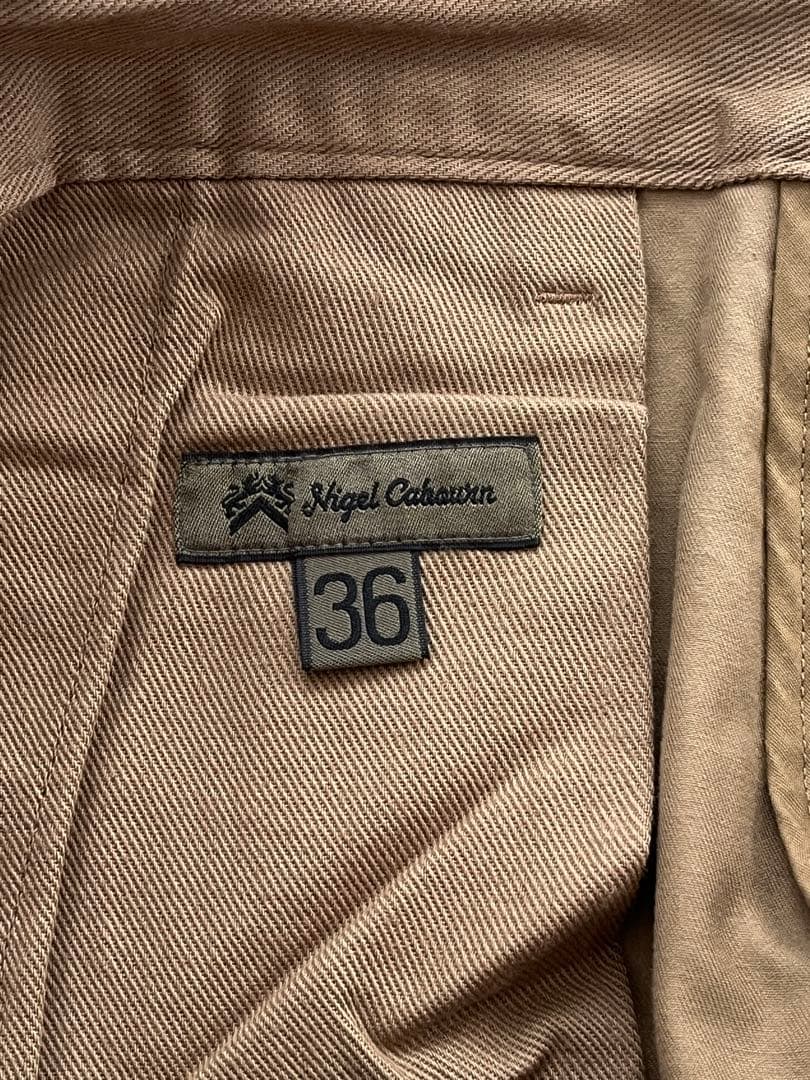 ナイジェルケーボン チノパン　カーキ　36サイズ
