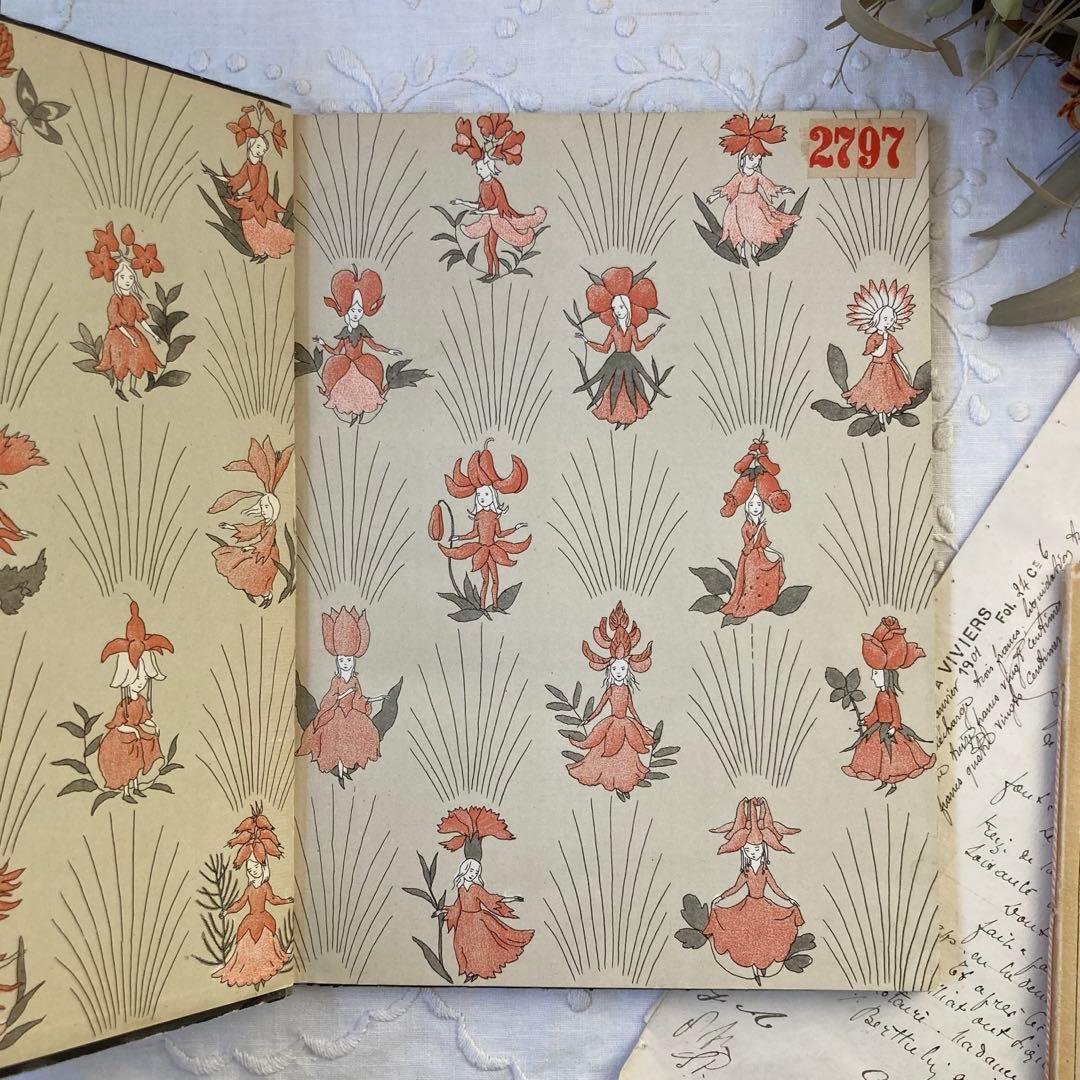 洋書古書【超希少】 ドイツ人気作家イーダボハッタ　1932年初版本！花の妖精