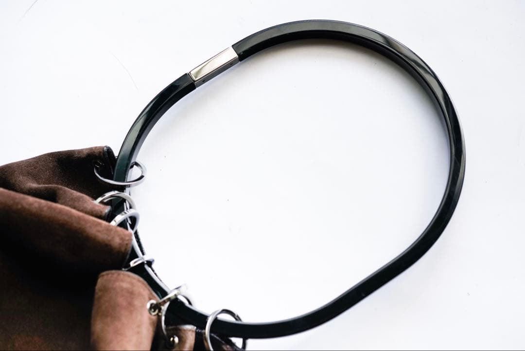 バッグ GUCCI Tom Ford Suede Leather Bucket Bag