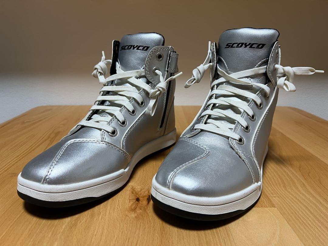 スコイコ SCOYCO シルバーライディングシューズ 27cm