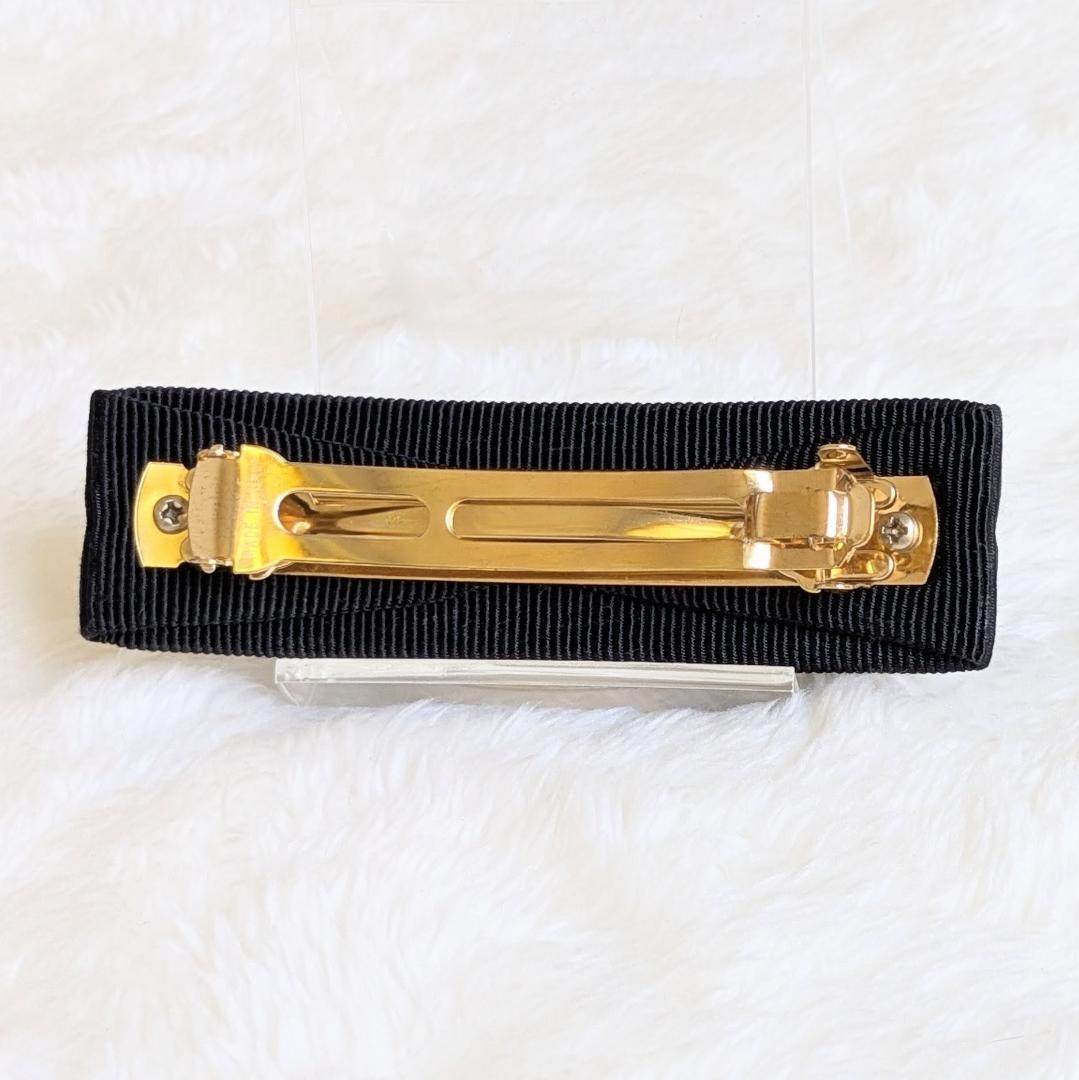 極美品✨Salvatore Ferragamo バレッタ ブラック ゴールド