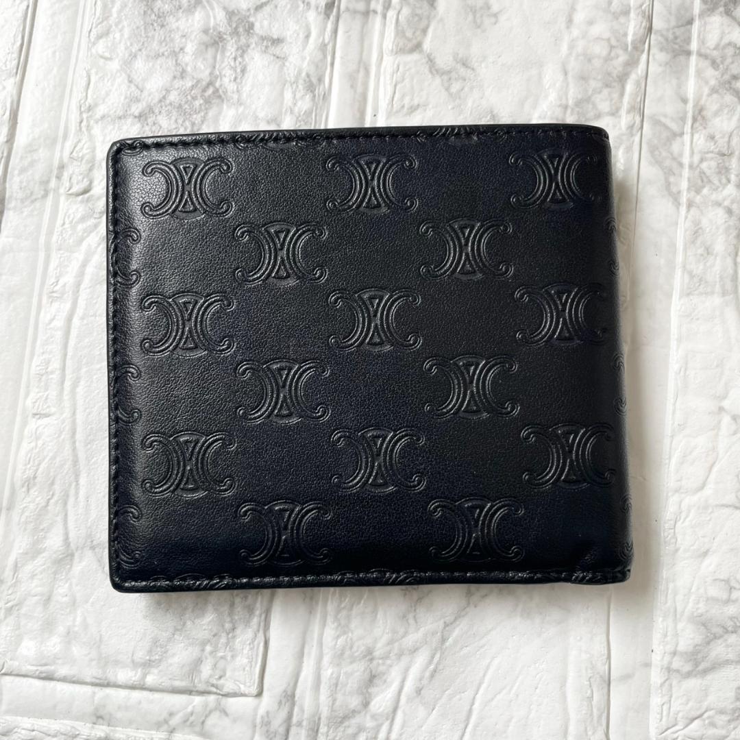 美品✨CELINE セリーヌ トリオンフ バイフォールド ウォレット 折り財布