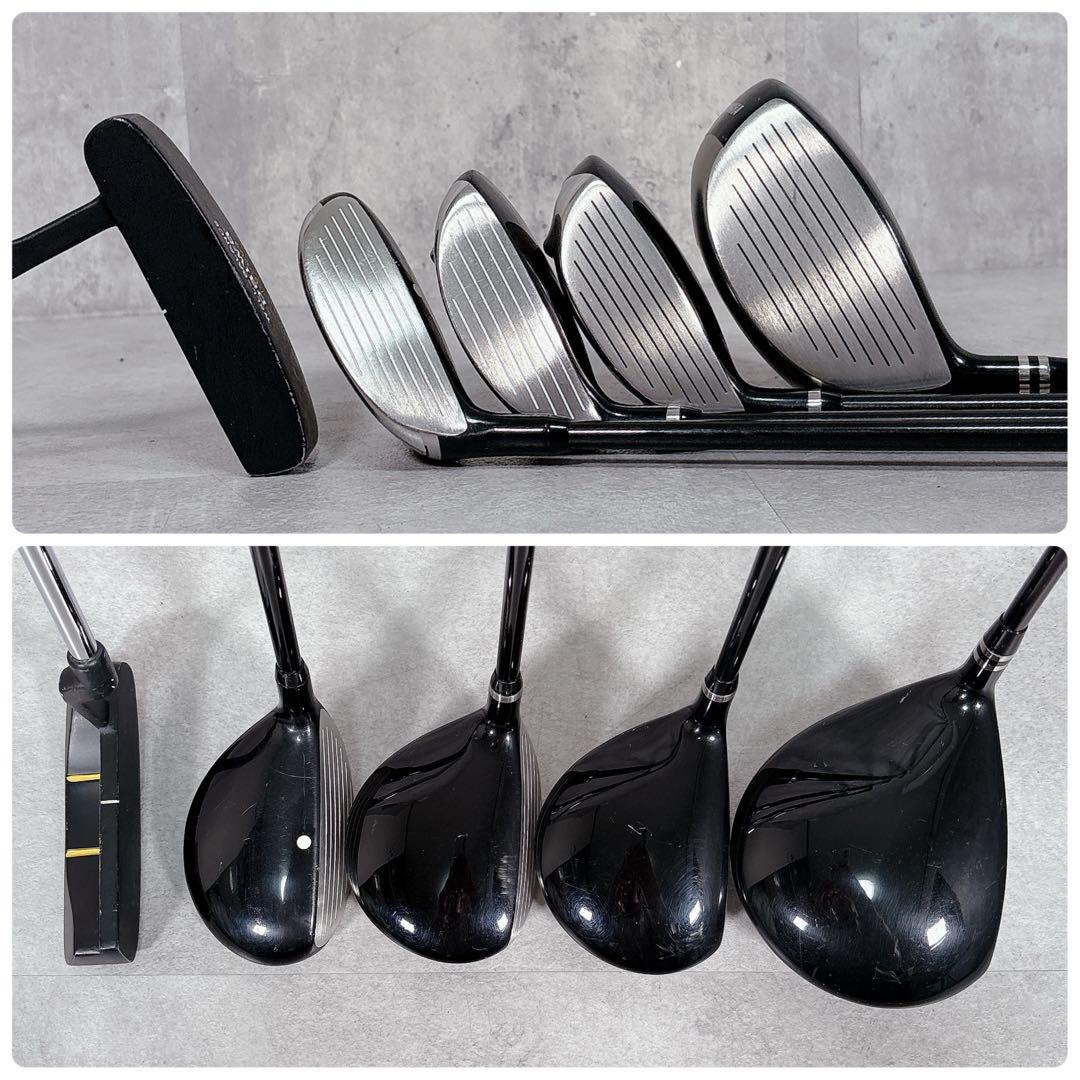 V951 ヤマハ 他 ゴルフクラブ メンズ フルセット インプレスX 黒 初心者