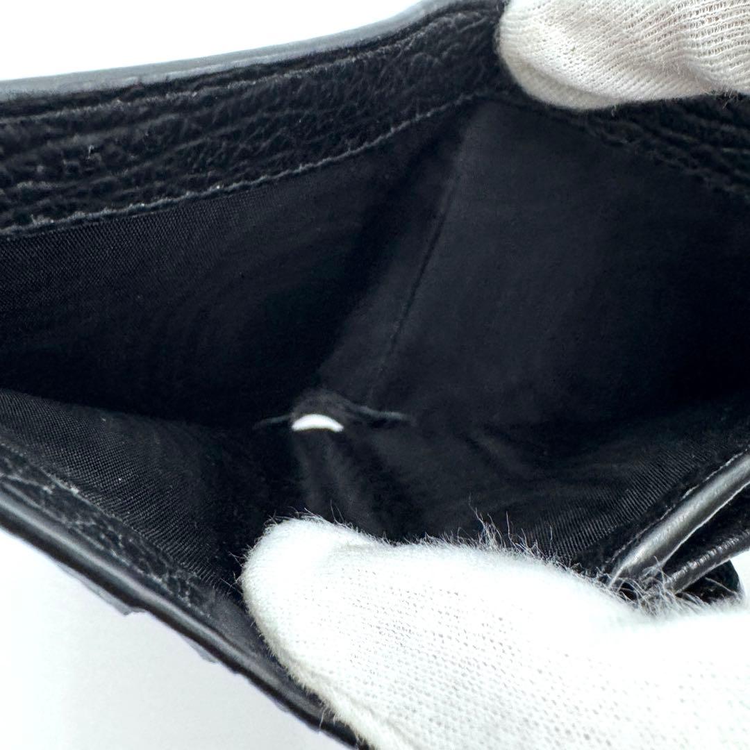 【美品】マルジェラ 4ステッチ 二つ折り財布 バイフォールド ポッパーウォレット