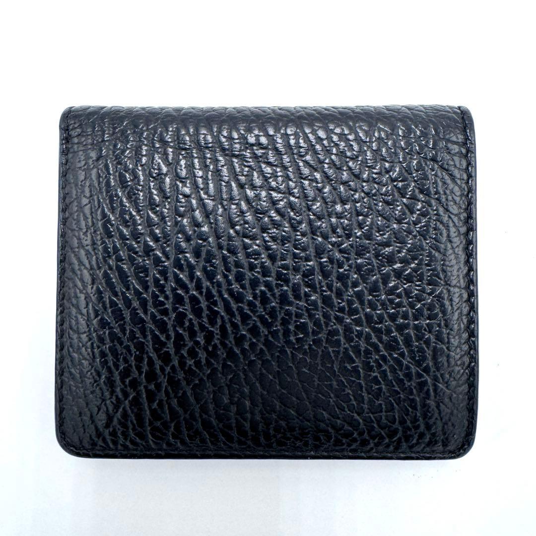 【美品】マルジェラ 4ステッチ 二つ折り財布 バイフォールド ポッパーウォレット