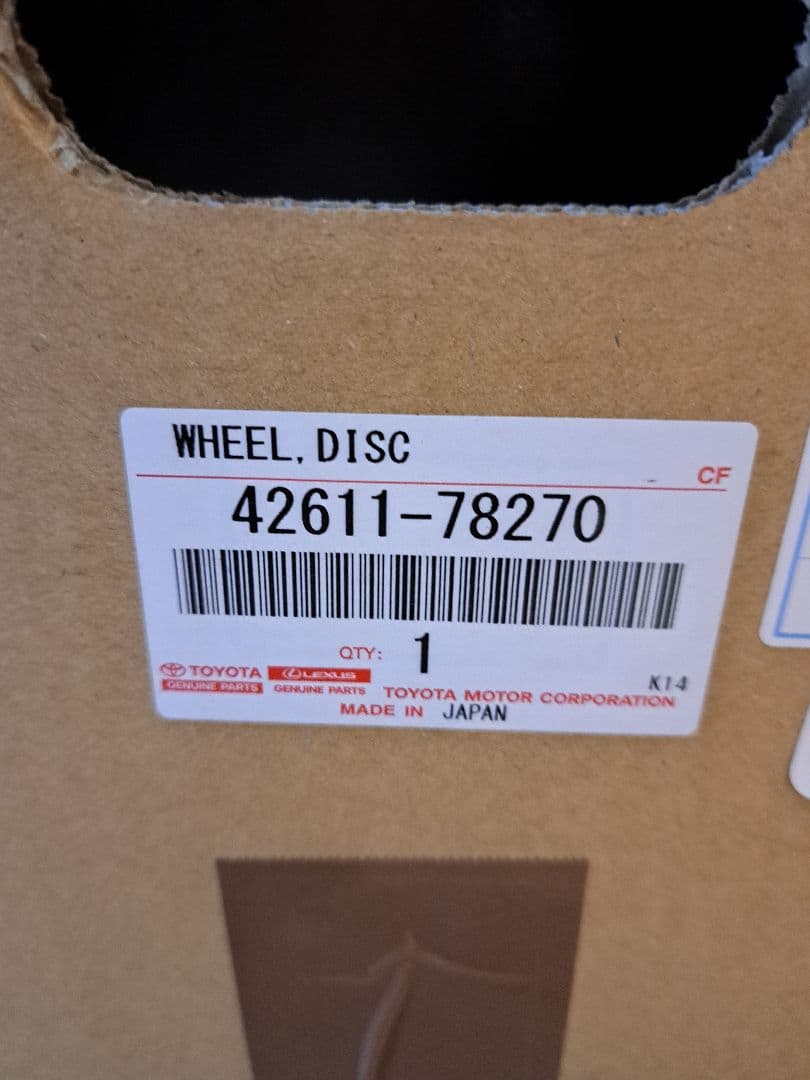 20インチ ブラックホイール　LEXUS　純正　中古　１本　20NX