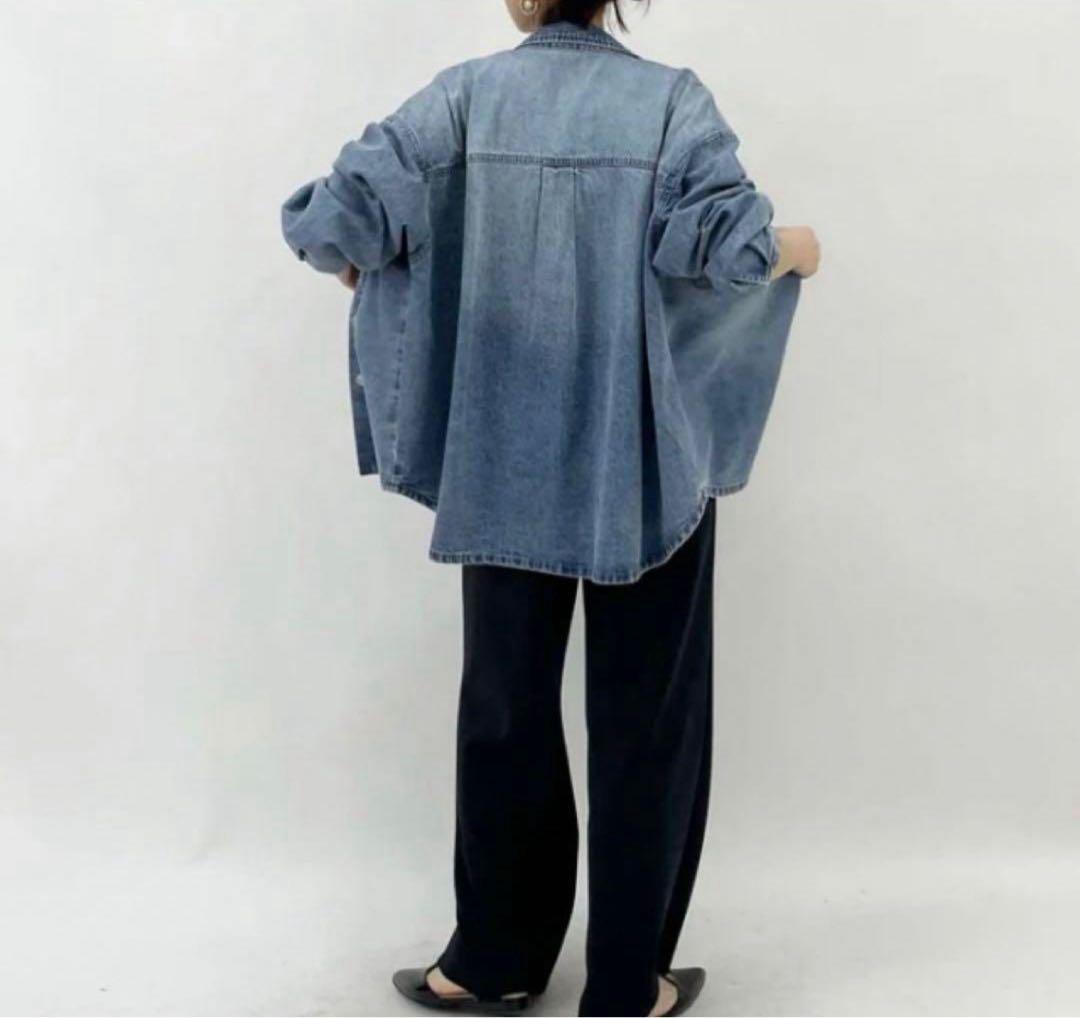 【新品タグ付き】cafune カフネ デニム オーバーシャツ ジャケット