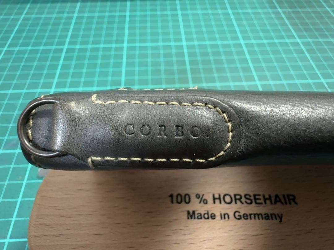 CORBO Curious縦型折財布 L字ファスナーケース付 黒