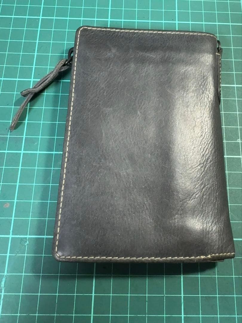 CORBO Curious縦型折財布 L字ファスナーケース付 黒