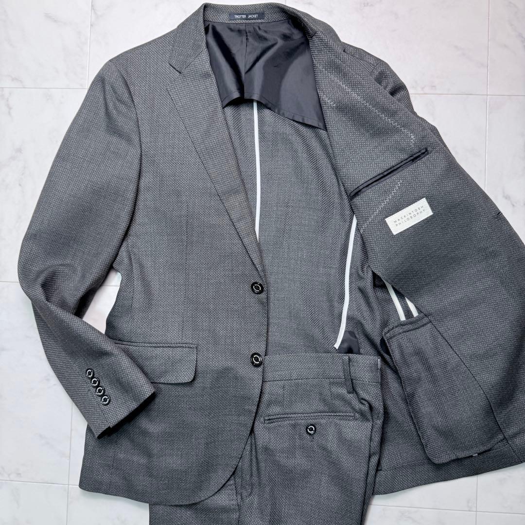 美品 MACKINTOSH スーツ セットアップ チェック Lサイズ