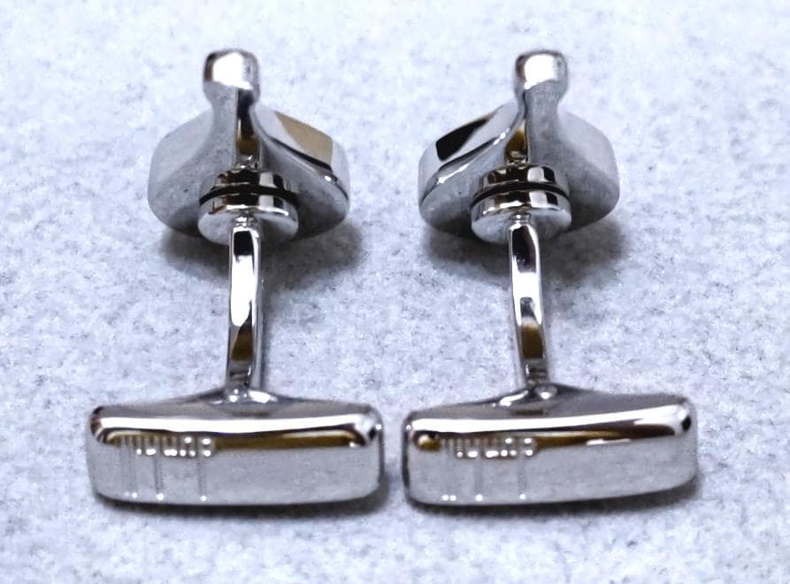 DunhillダンヒルSV925エアームーバブルブルーストーンカフス　C1589