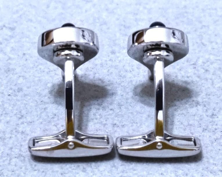 DunhillダンヒルSV925エアームーバブルブルーストーンカフス　C1589