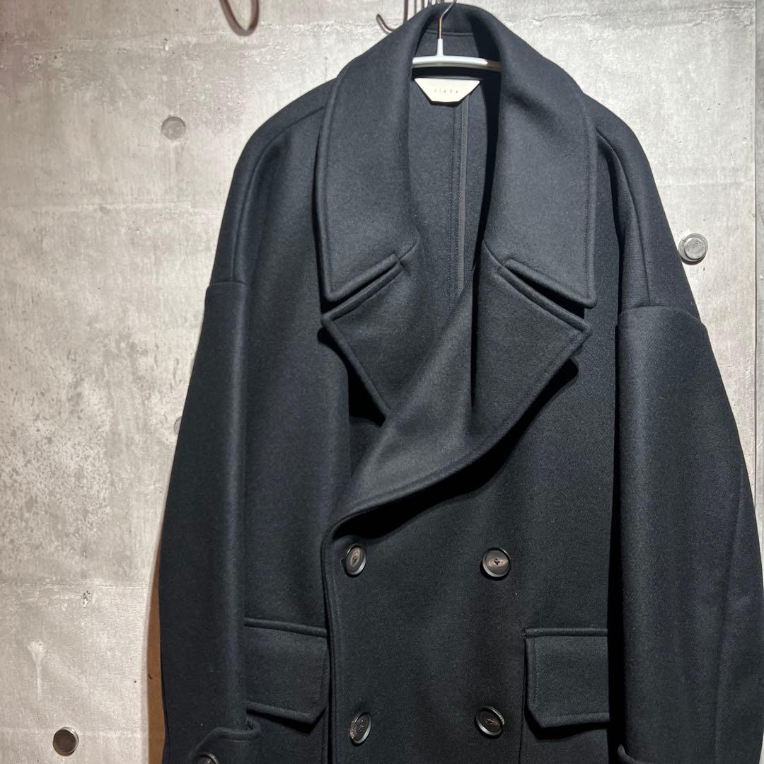 ウール ダブルブレスト ピーコート Mサイズ
