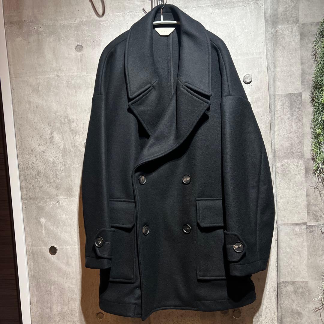 ウール ダブルブレスト ピーコート Mサイズ