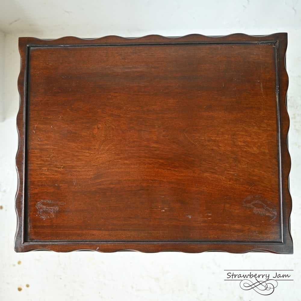 o*i様 L3612-19 英国アンティーク ソーイングボックス サイドキャビネ