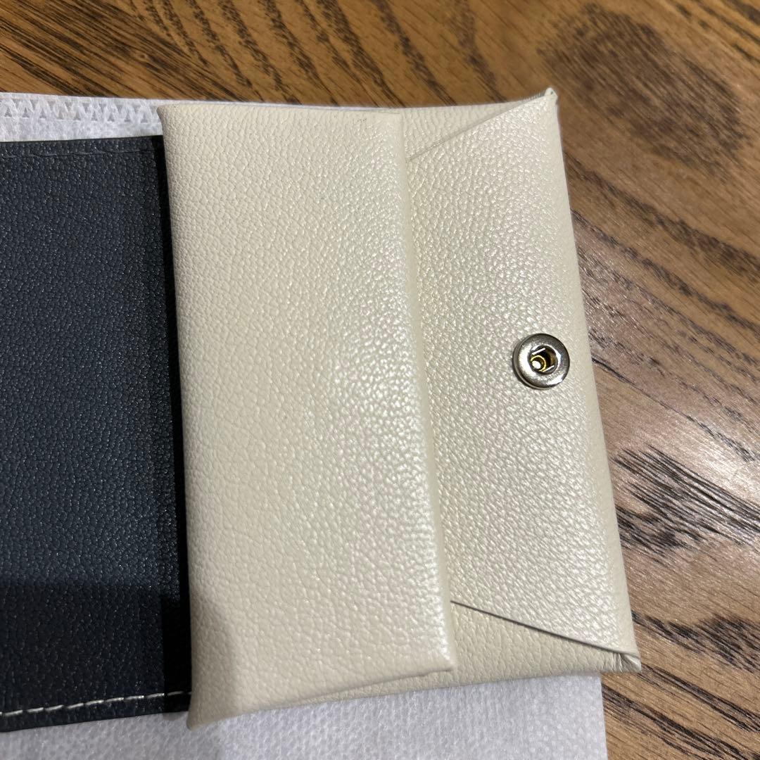 値下げ‼️モリニ財布　コンパクトウォレット　gray andオフホワイト