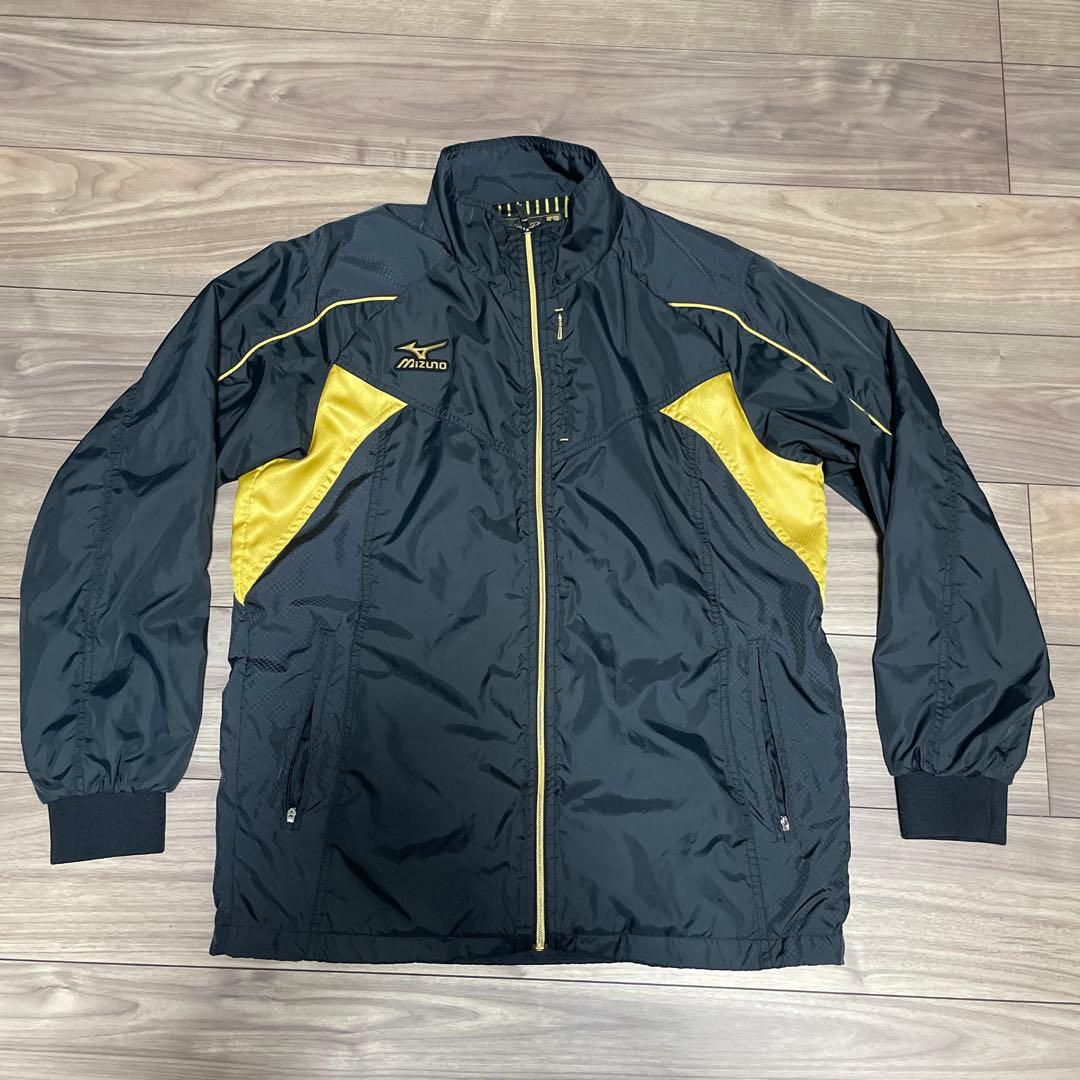ミズノプロ ウインドブレーカー上下セット Lサイズ ブラック