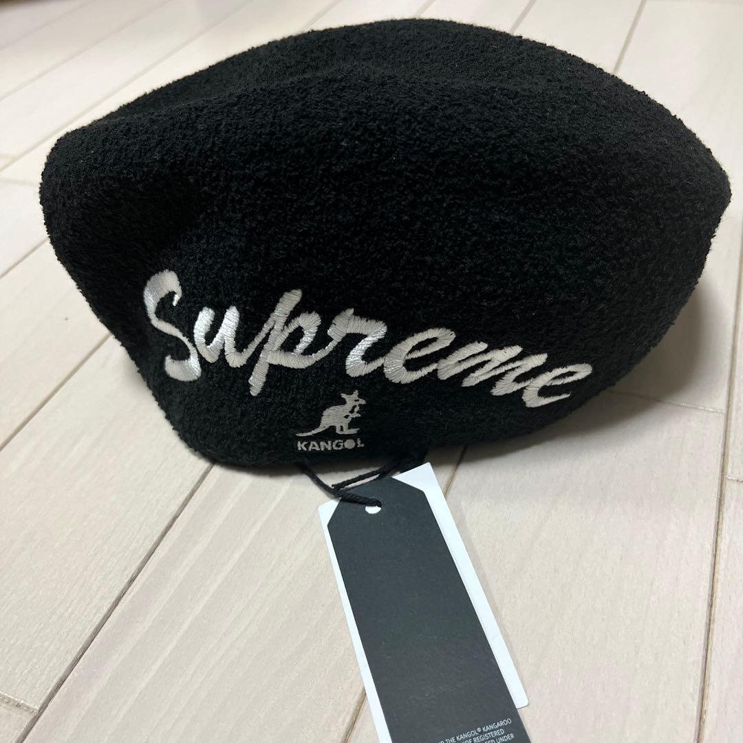 Supreme kangol コラボ　タグ付き　キャップ　キャスケット