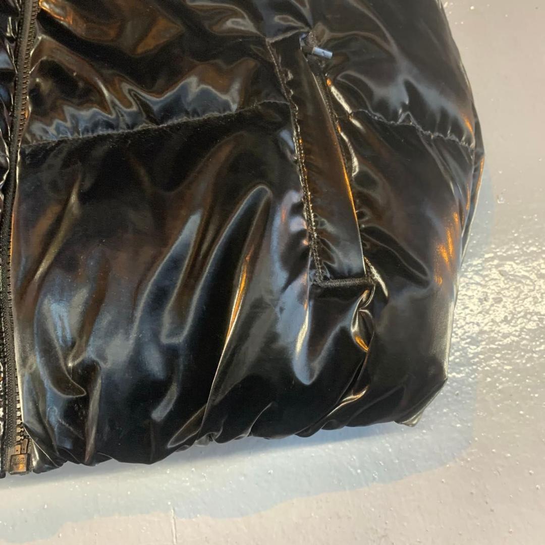 Sサイズ NIKE JORDAN 光沢　フライト　ダウンベスト　ブラック