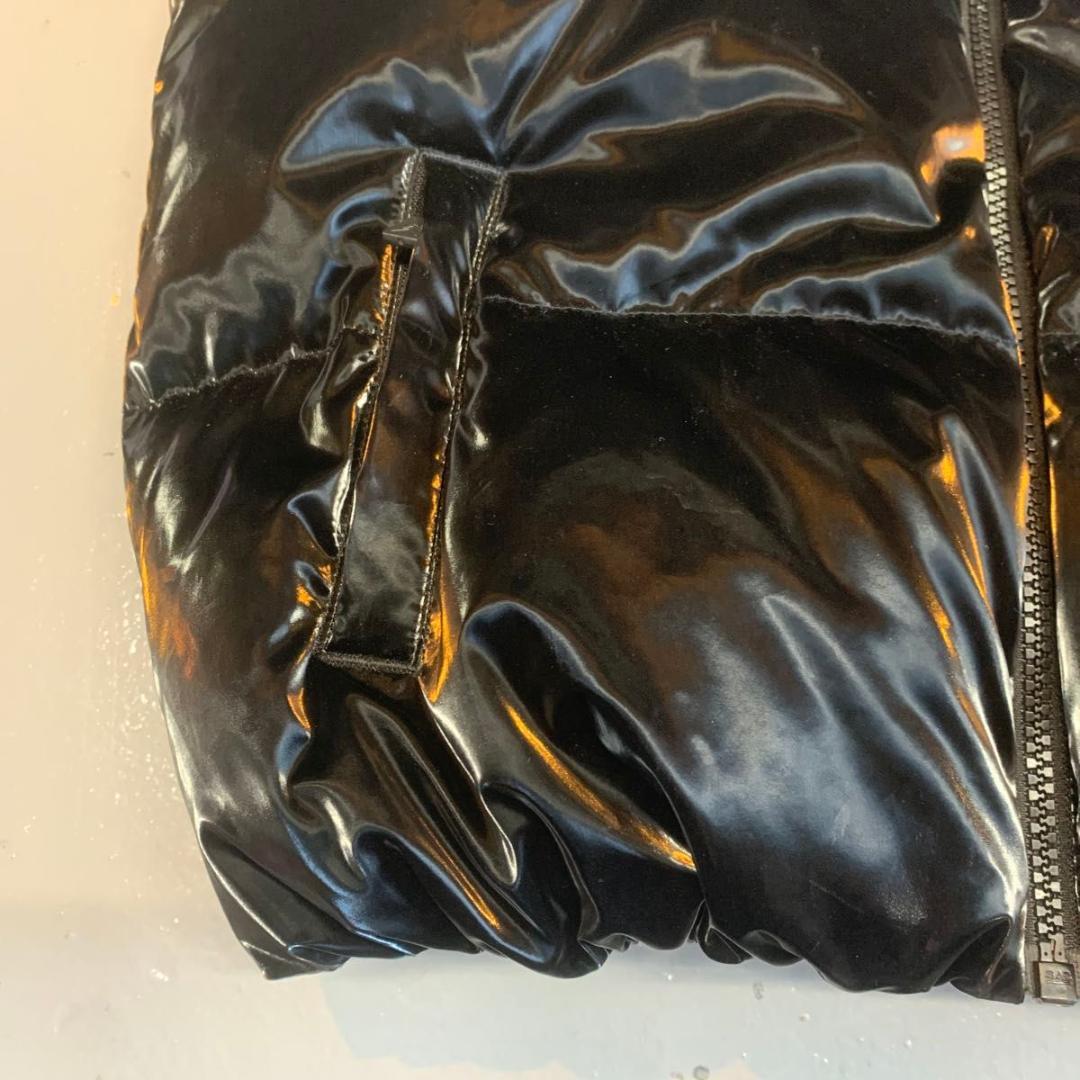 Sサイズ NIKE JORDAN 光沢　フライト　ダウンベスト　ブラック