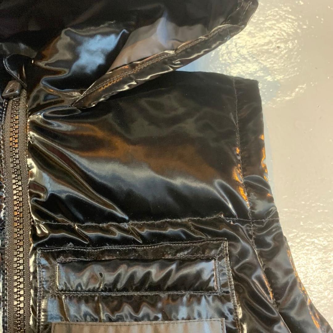 Sサイズ NIKE JORDAN 光沢　フライト　ダウンベスト　ブラック