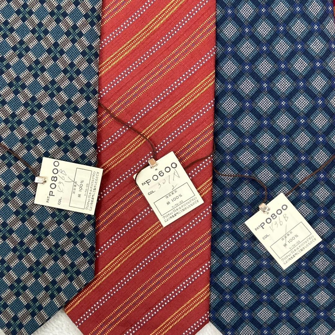 NM38 新品未使用 タグ付き クリスチャンディオール 11本 ネクタイ メンズ