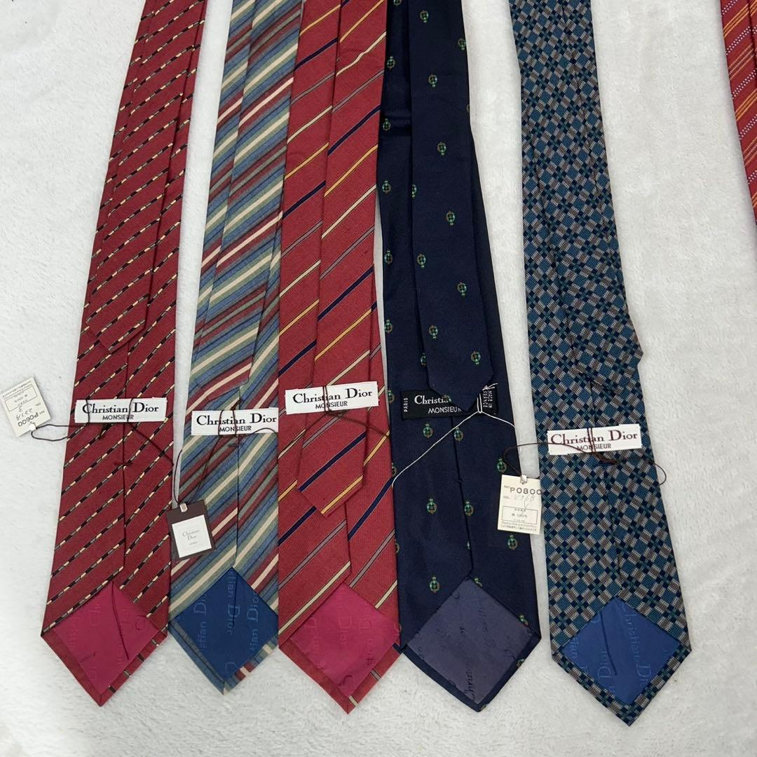 NM38 新品未使用 タグ付き クリスチャンディオール 11本 ネクタイ メンズ