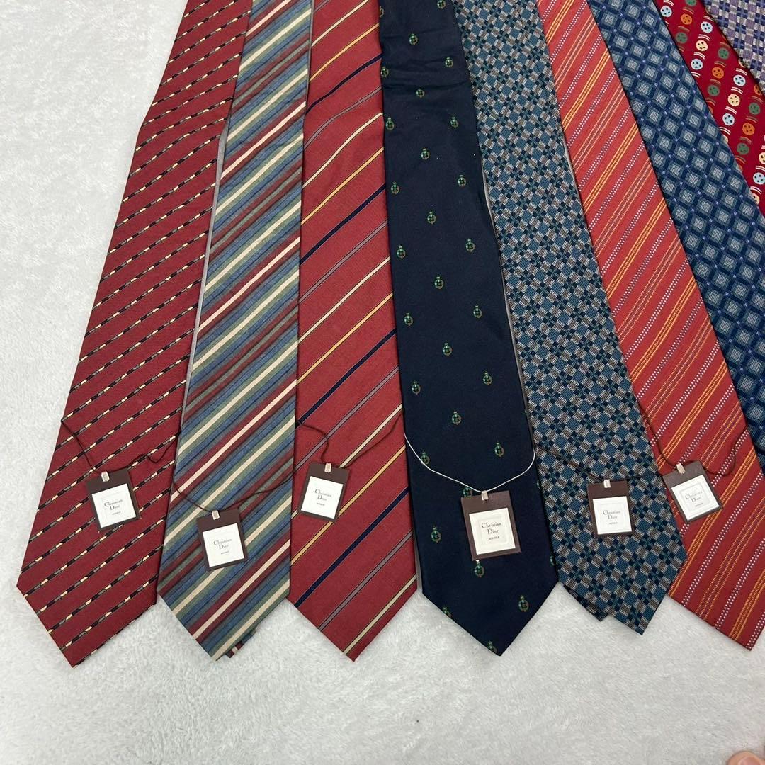 NM38 新品未使用 タグ付き クリスチャンディオール 11本 ネクタイ メンズ