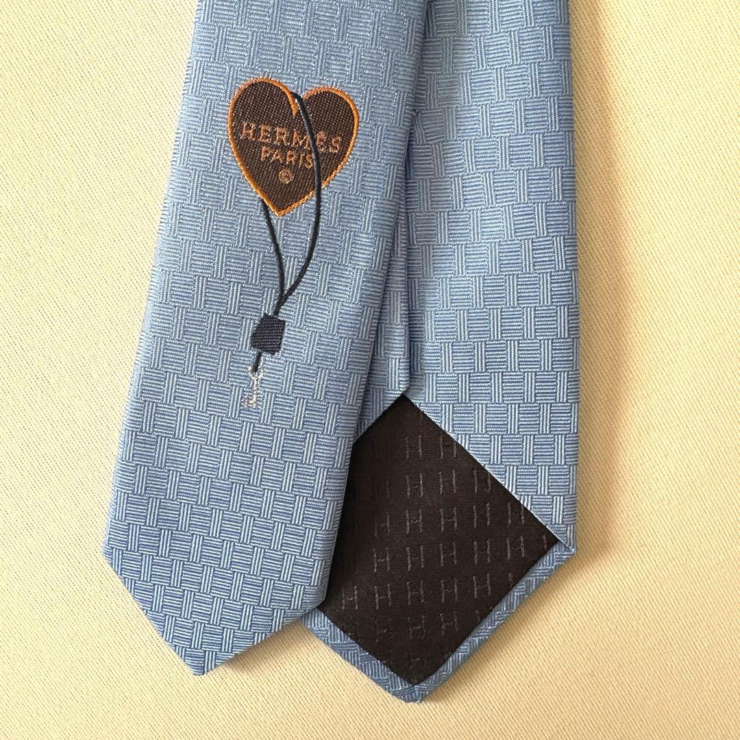 エルメス ネクタイ 《ラ・クレ・デュ・ボヌール》新品 未使用