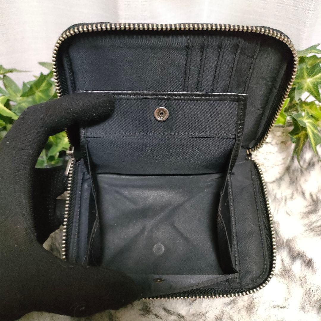 PORTER 財布 ラウンド ブラック ポーター 2つ折り財布 リフト ナイロン