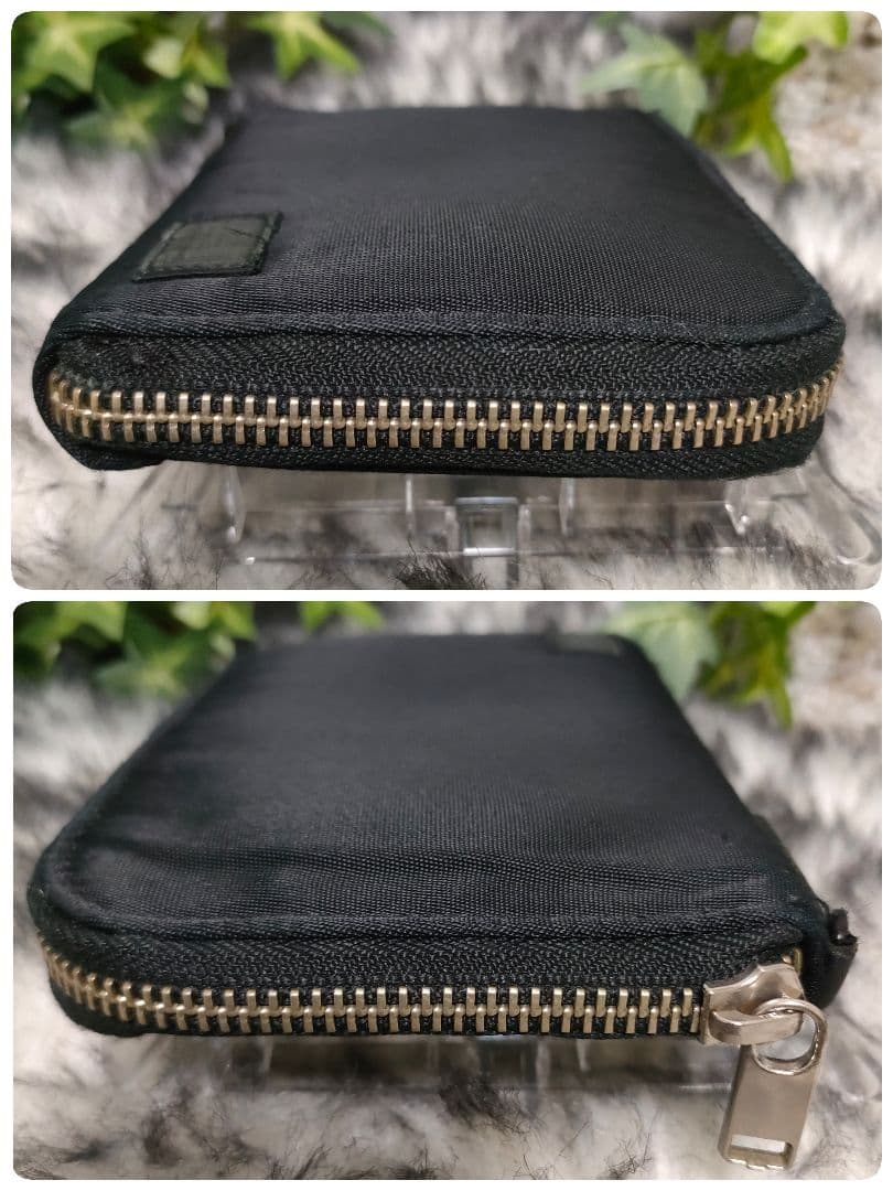 PORTER 財布 ラウンド ブラック ポーター 2つ折り財布 リフト ナイロン