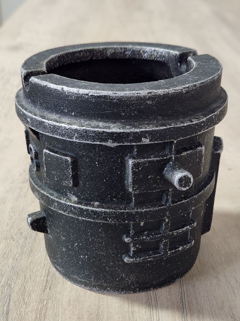 貴重　年代物　ヴィンテージ　八幡製鉄所　第一製鋼工場　記念品　鉄製　転炉型　灰皿