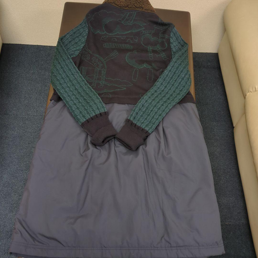 アルベロベロ　異素材ロングコート