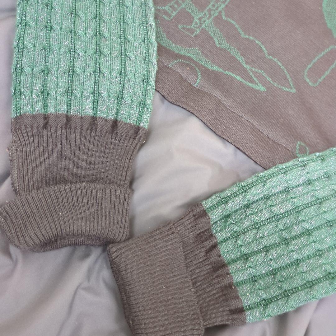 アルベロベロ　異素材ロングコート