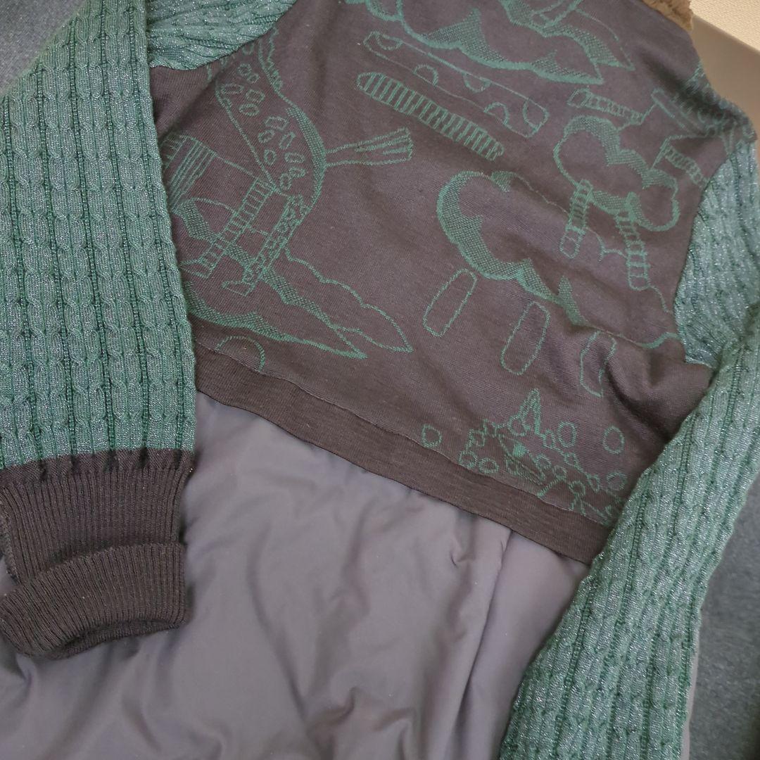 アルベロベロ　異素材ロングコート