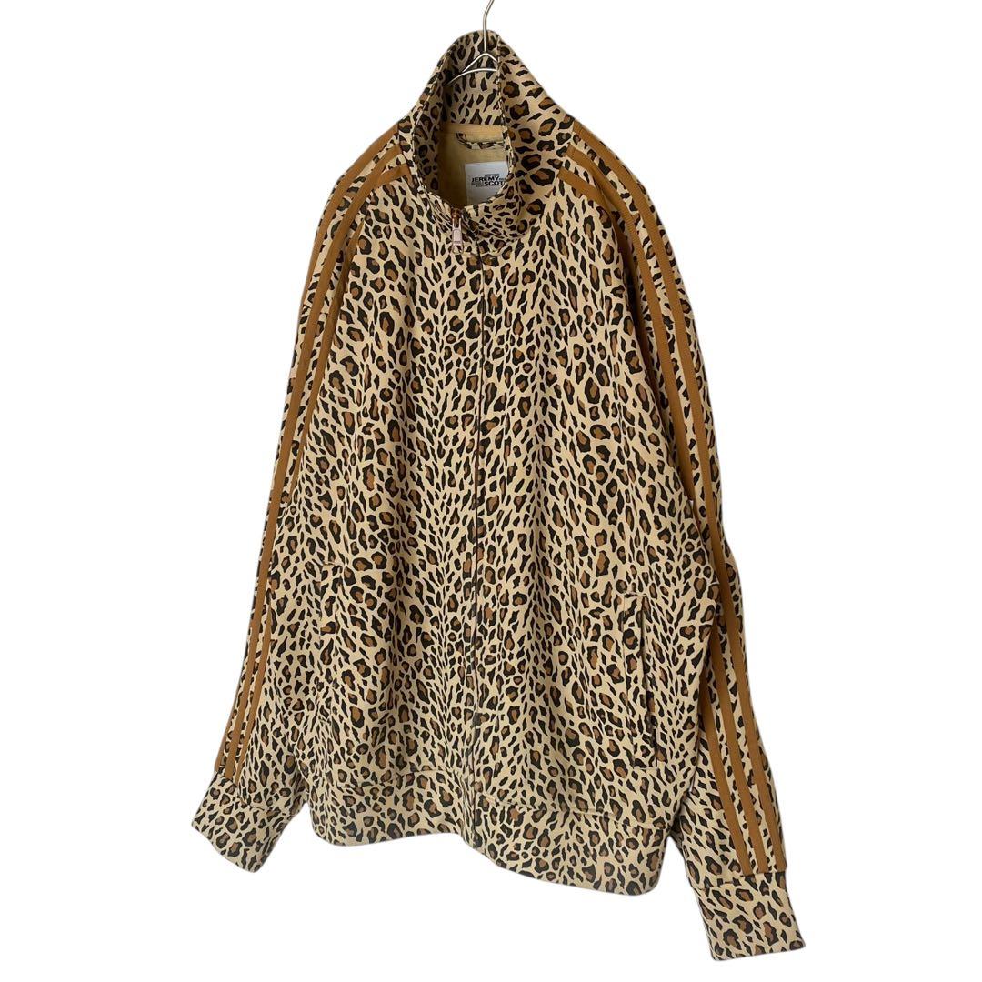 【初期/美品】アディダス× ジェレミー・スコット L トラックジャケット 豹柄