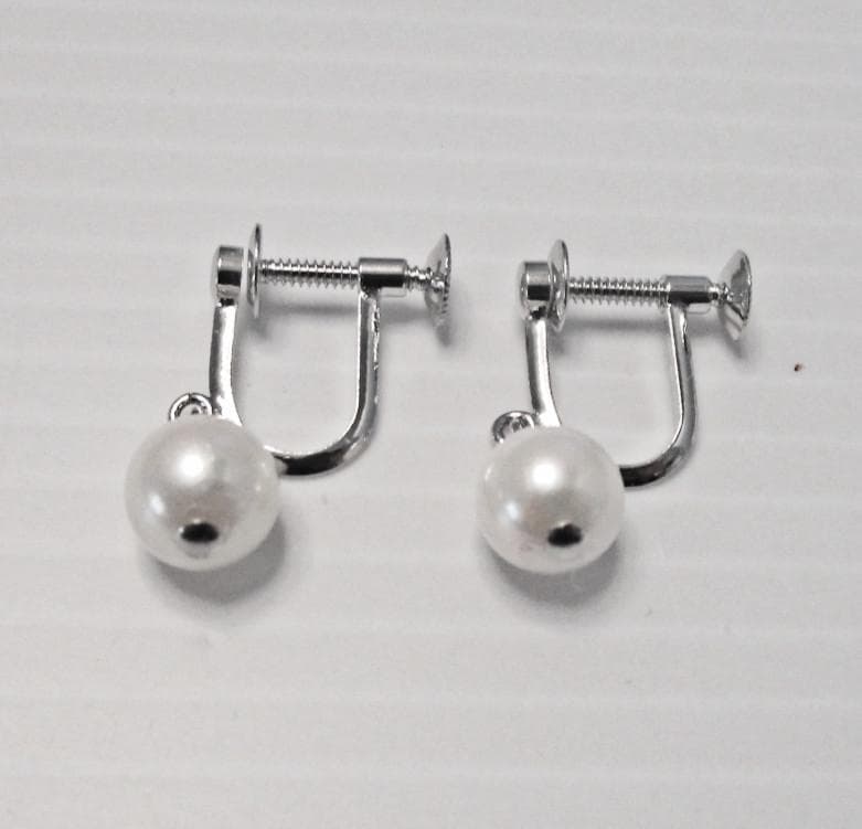 セール☆美品☆あこや本真珠ネックレス・イヤリング ６.５-７ミリ 鑑別書・ケース