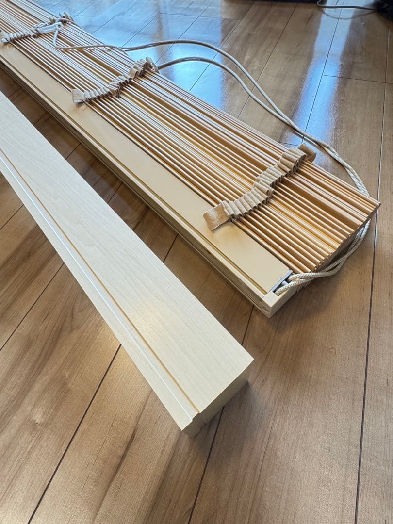 ⭐️お値下げしました⭐️【ニトリ】木製ブラインド ナチュラル（幅160×高さ195）