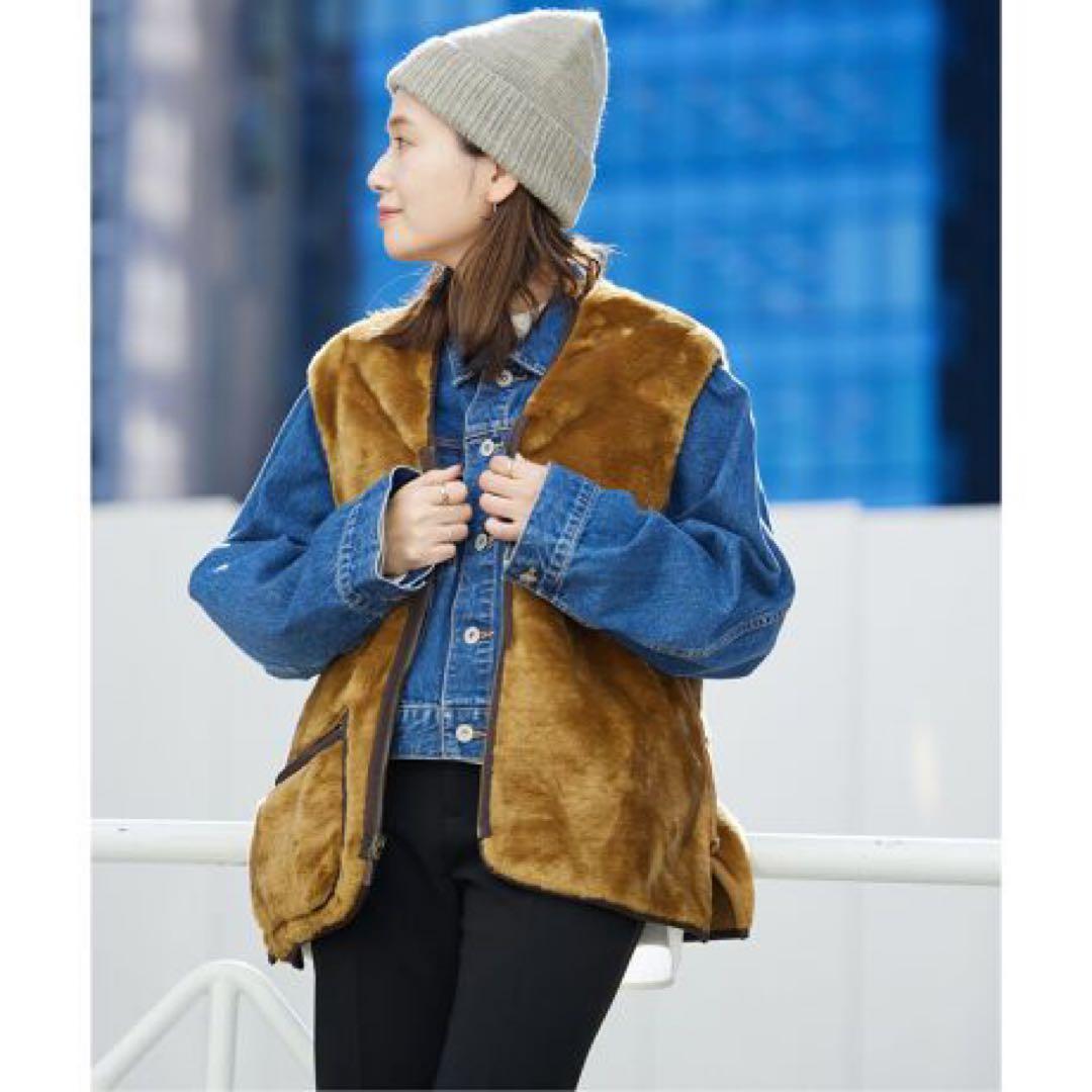 Barbour ブラウン フリースベスト