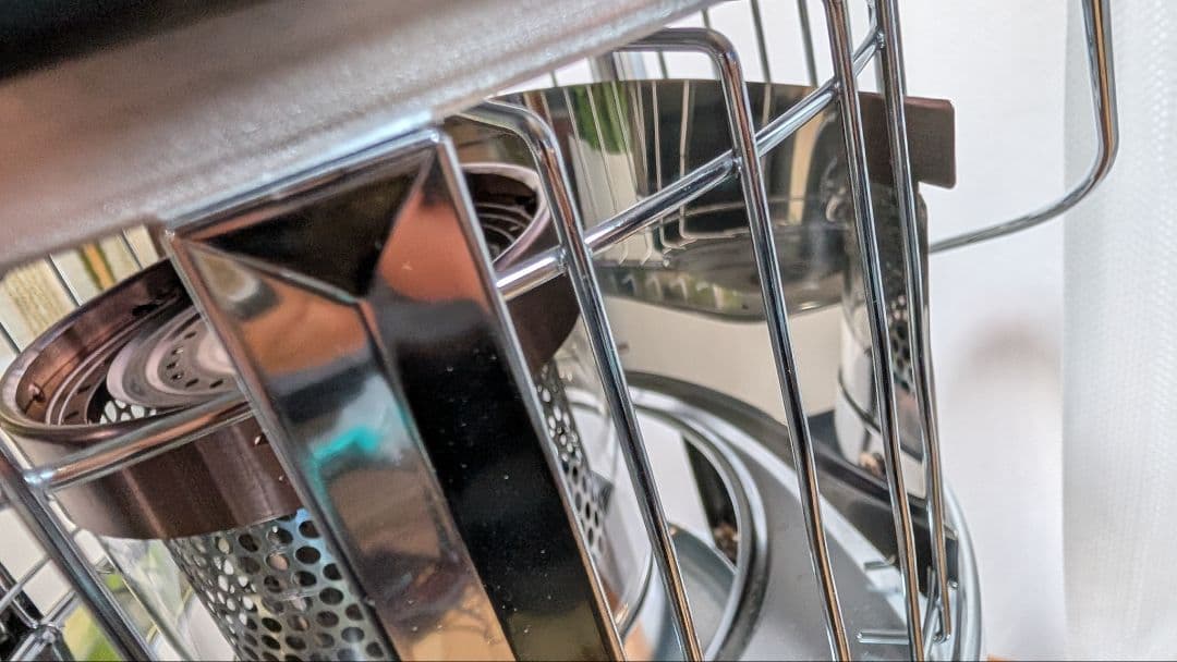 反射板付き PASECO パセコ JKH-1S ブラック 対流型 石油ストーブ