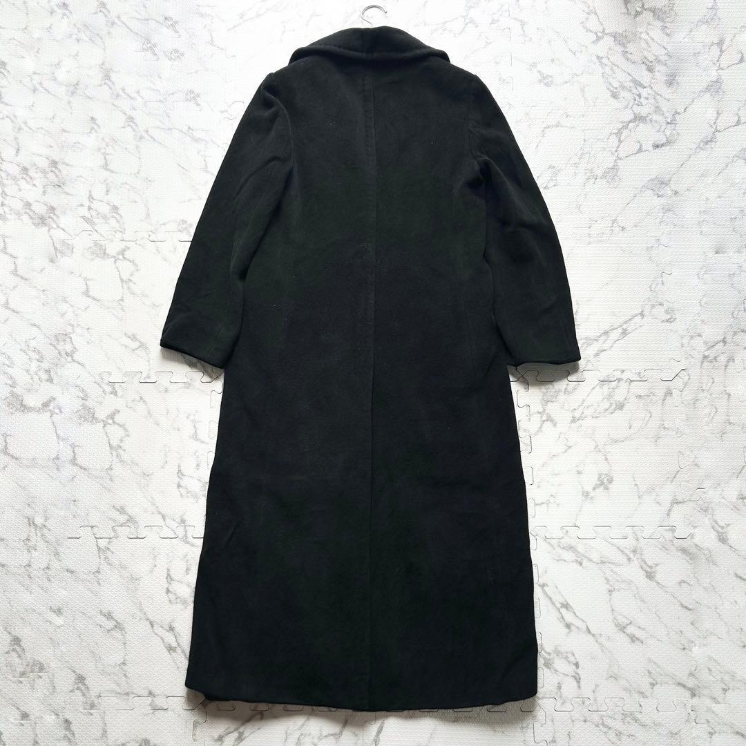 美品♡ マックスアンドコー アンゴラ混 マキシ丈 チェスターコート 黒 40