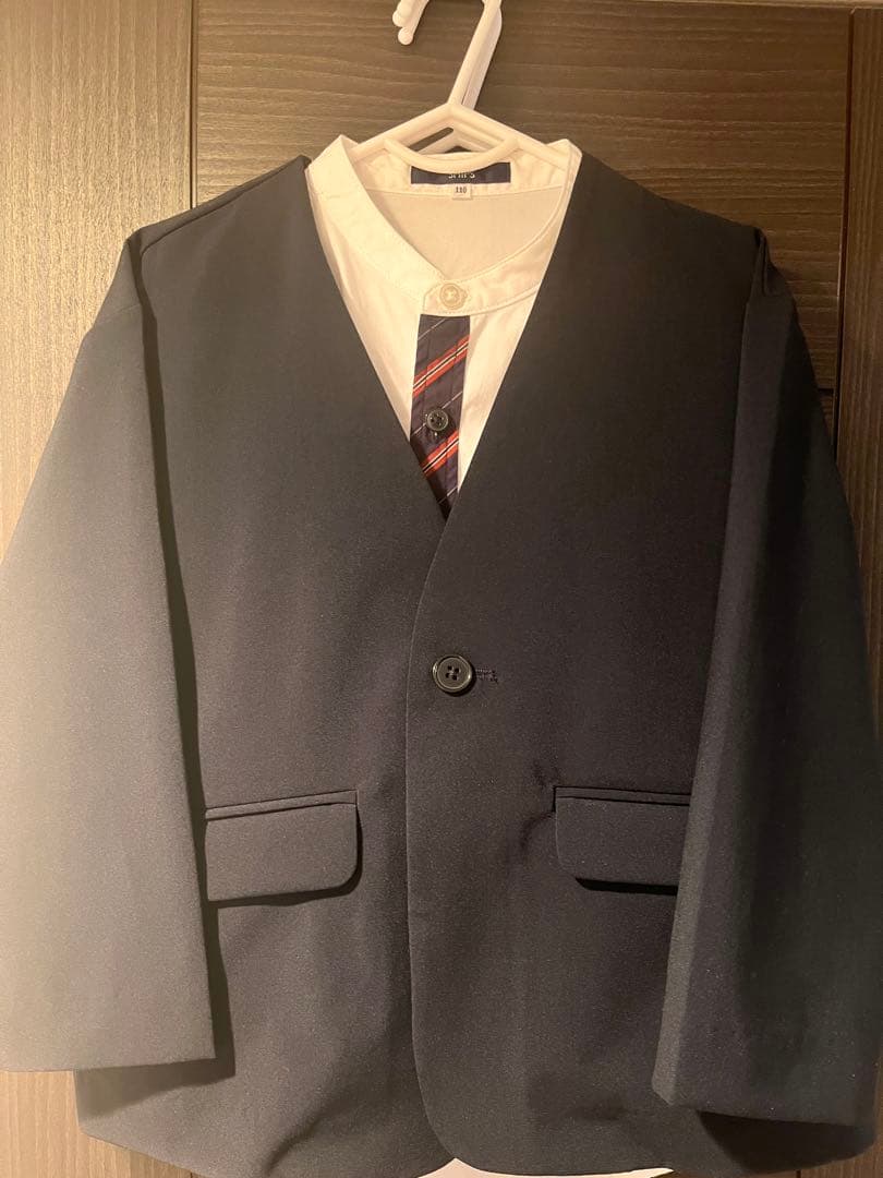 【送料込み】SHIPS KIDS（シップスキッズ）ノーカラースーツ3点セット