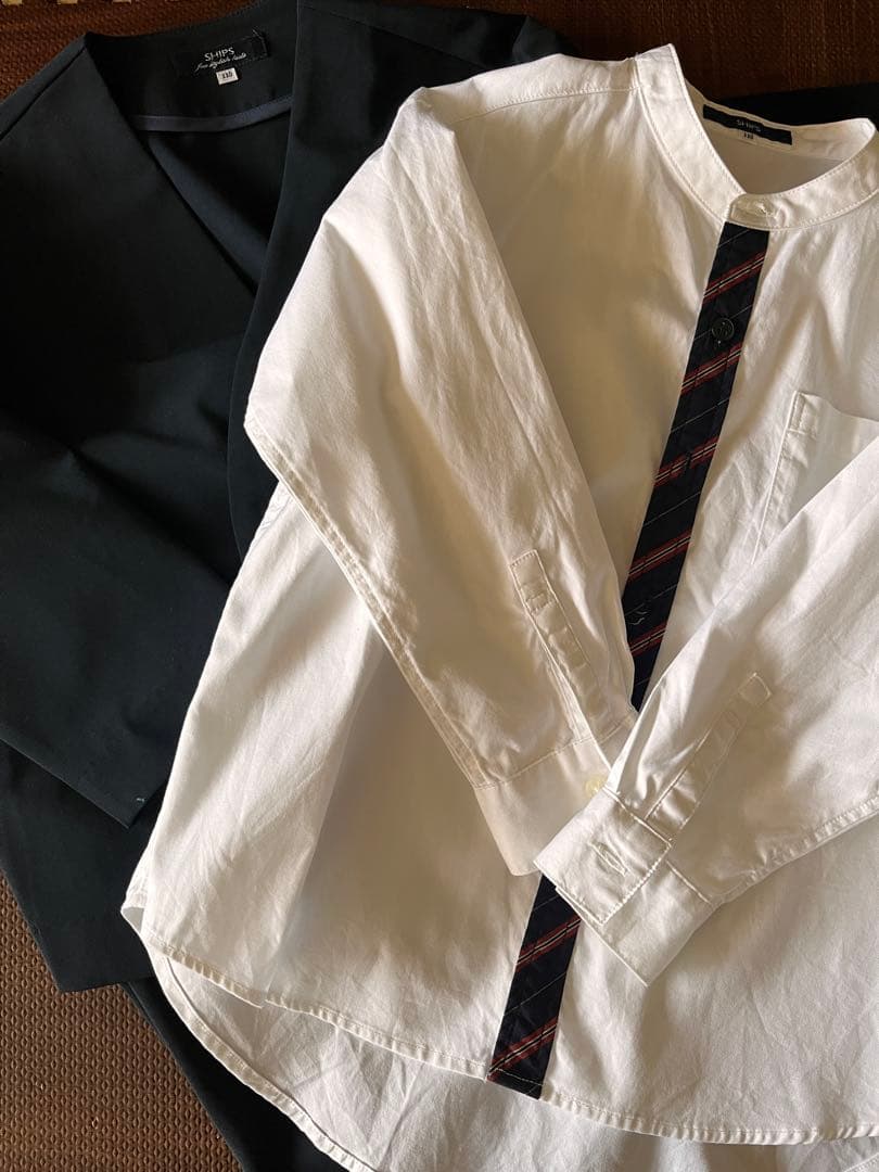 【送料込み】SHIPS KIDS（シップスキッズ）ノーカラースーツ3点セット