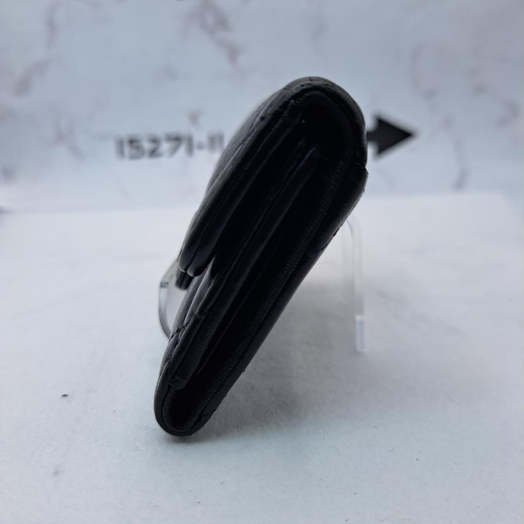 CHANEL　マトラッセ　キーケース　ブラック　ラムスキン