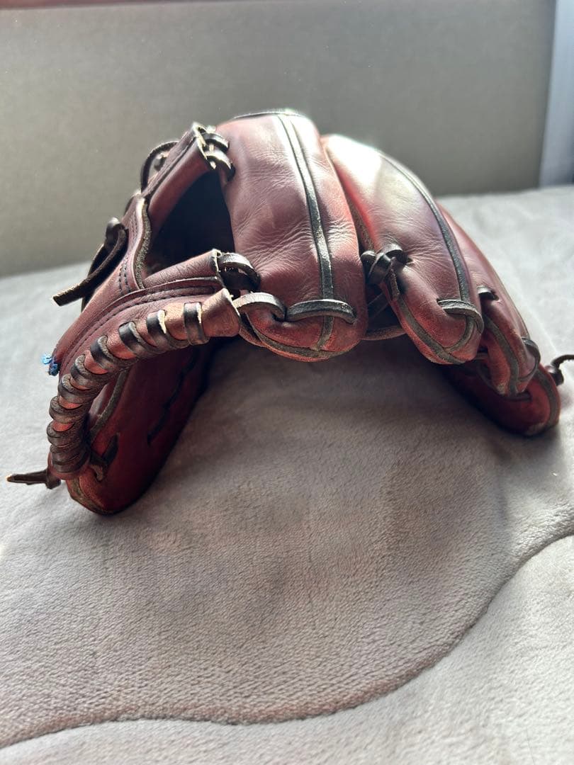 Mizuno ミズノプロ硬式野球内野用グローブ　赤エンジ