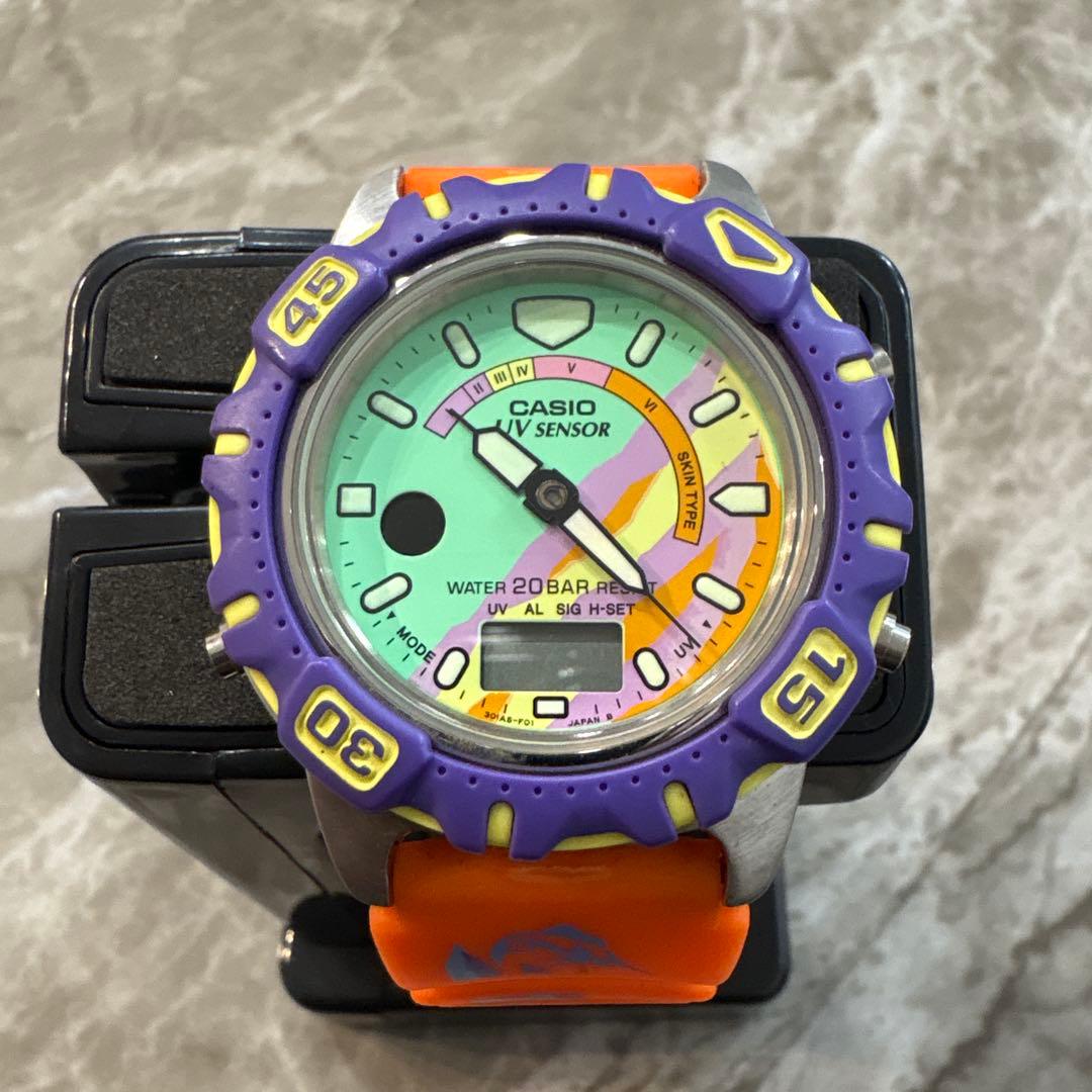 腕時計 CASIO ラバーベルト UV-700/768 ★送料無料