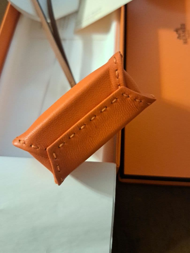 HERMESシヨッパーチャーム　サックオランジュ